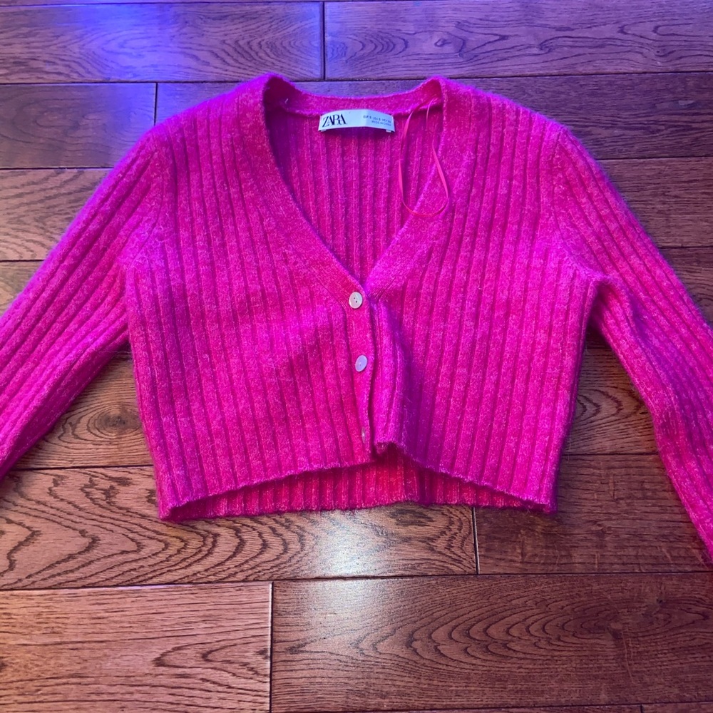 Zara cropped sweater